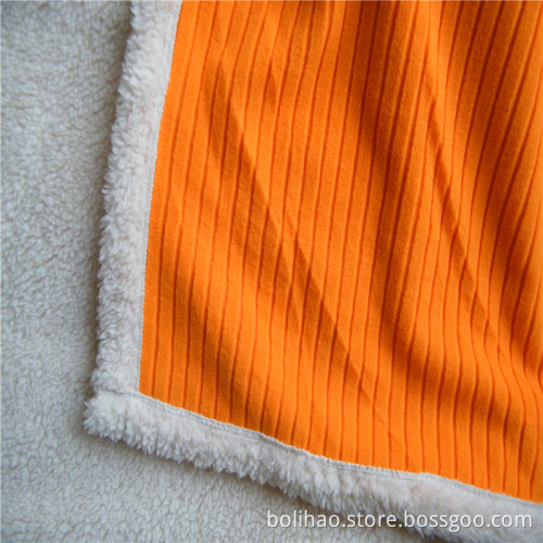 Shu Velveteen och Antipilling Fleece Composite Filt